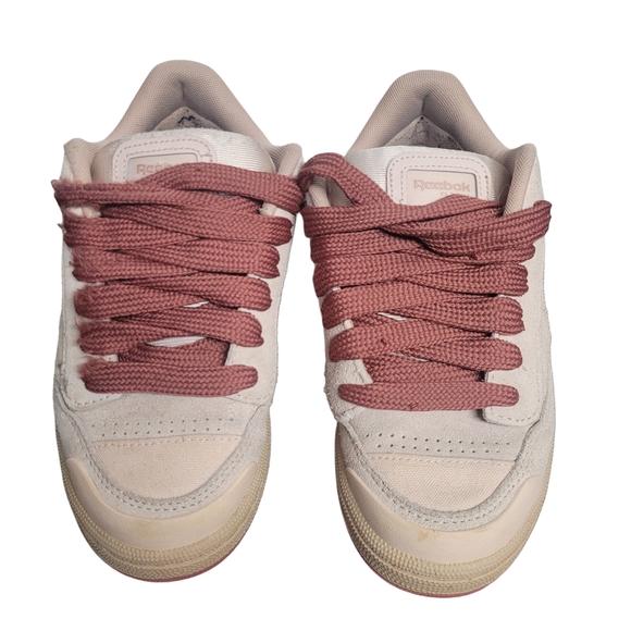 Reebok Club C Blush Pink Suede Upper Y2K Skateboard Sneakers Size 7 - Picture 3 of 6